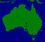 Australien Städte + Grenzen 2000x1855